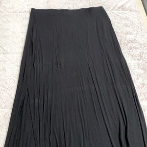 Black maxi skirt worn 1x